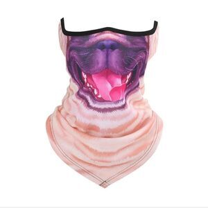 Half Face Mask Motorcycle Cycling Halloween UV Protection Balaclava Neck Scarf